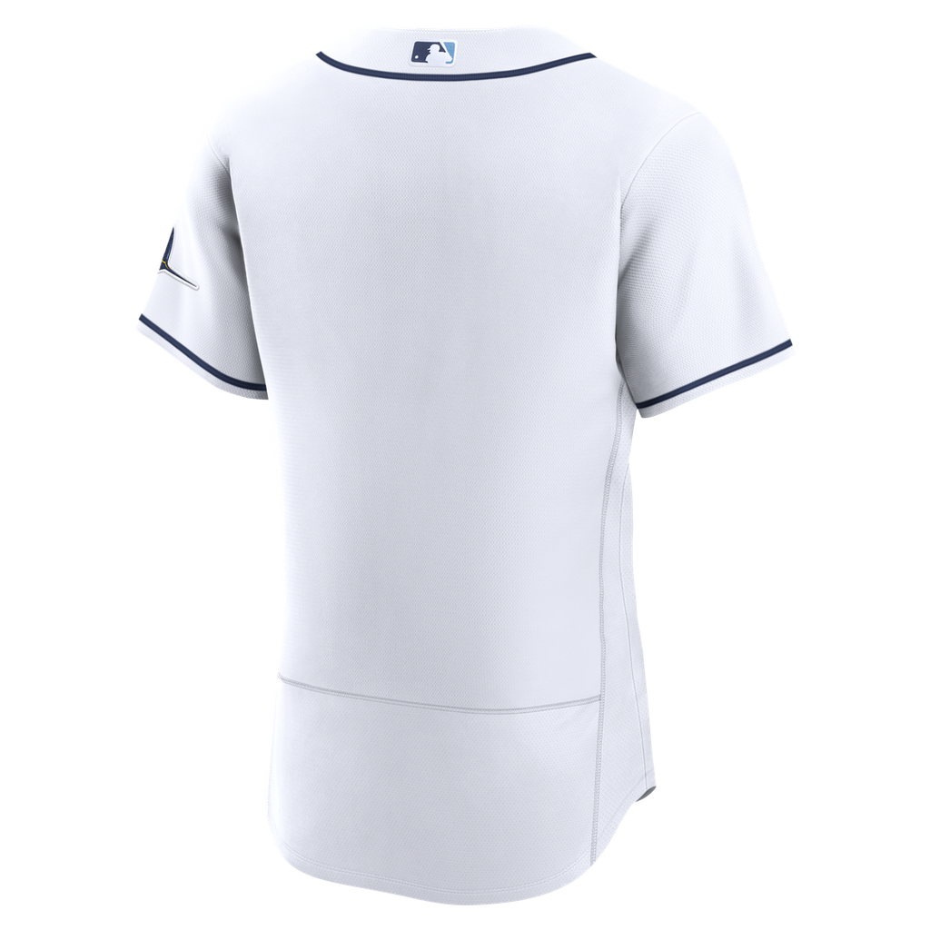 Men's Tampa Bay Rays White Home MLB Baseball Jersey - view 4