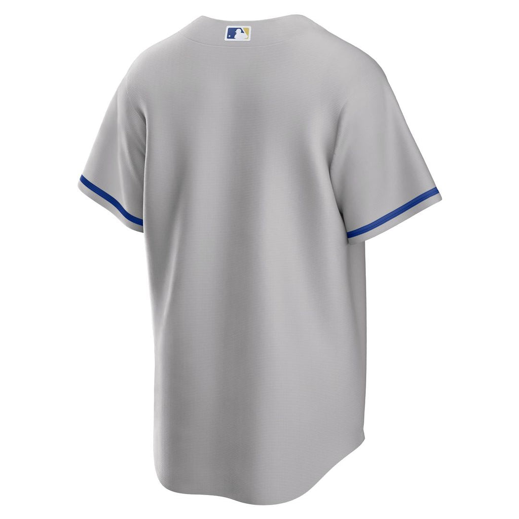 Men's Kansas City Royals Gray Road Replica MLB Baseball Jersey - view 6