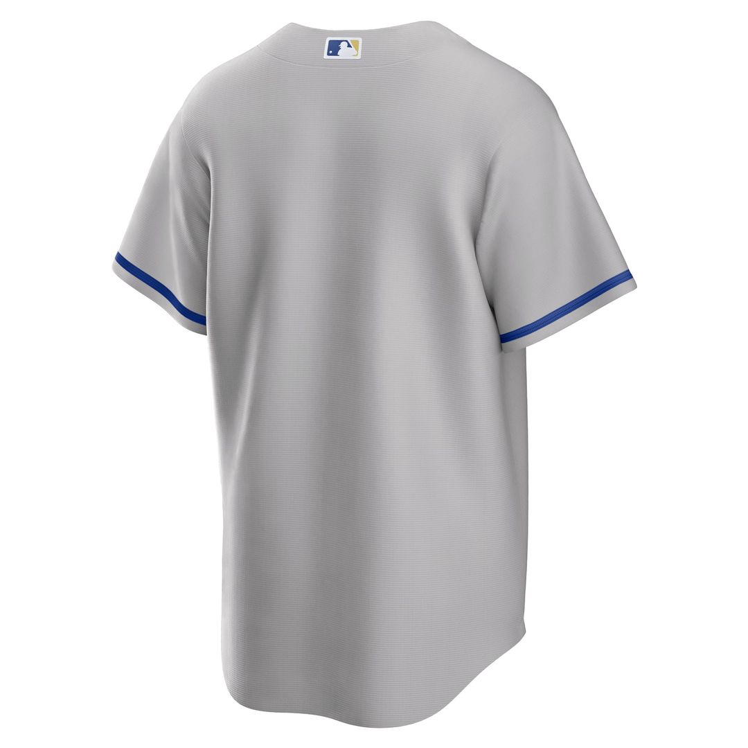 Men's Kansas City Royals Gray Road Replica MLB Baseball Jersey - view 6
