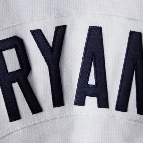 Men's Houston Astros Nolan Ryan White Throwback MLB Baseball Jersey - view 4