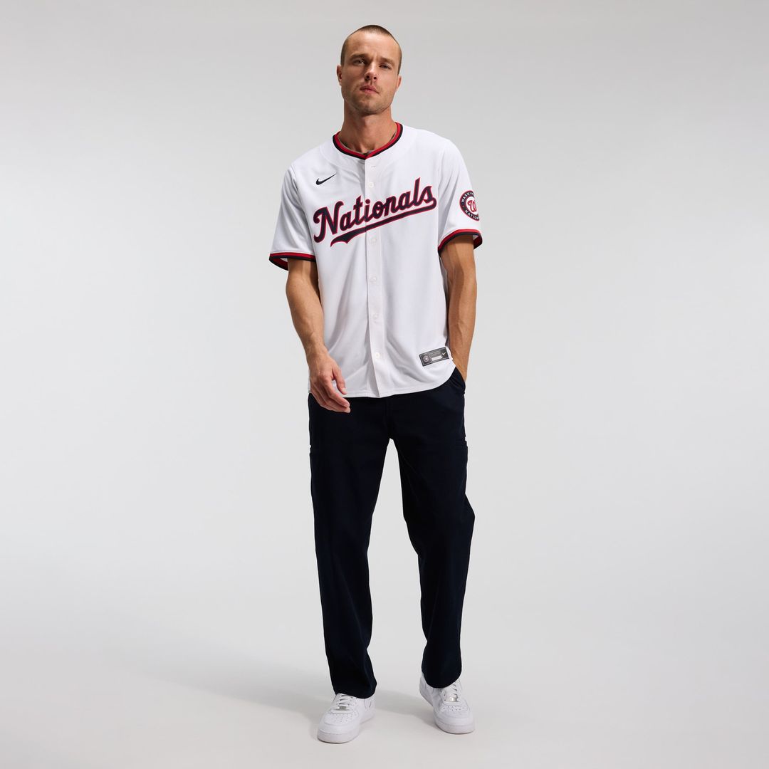 Men's Washington Nationals Dylan Crews White Home Limited MLB Baseball Jersey - view 5