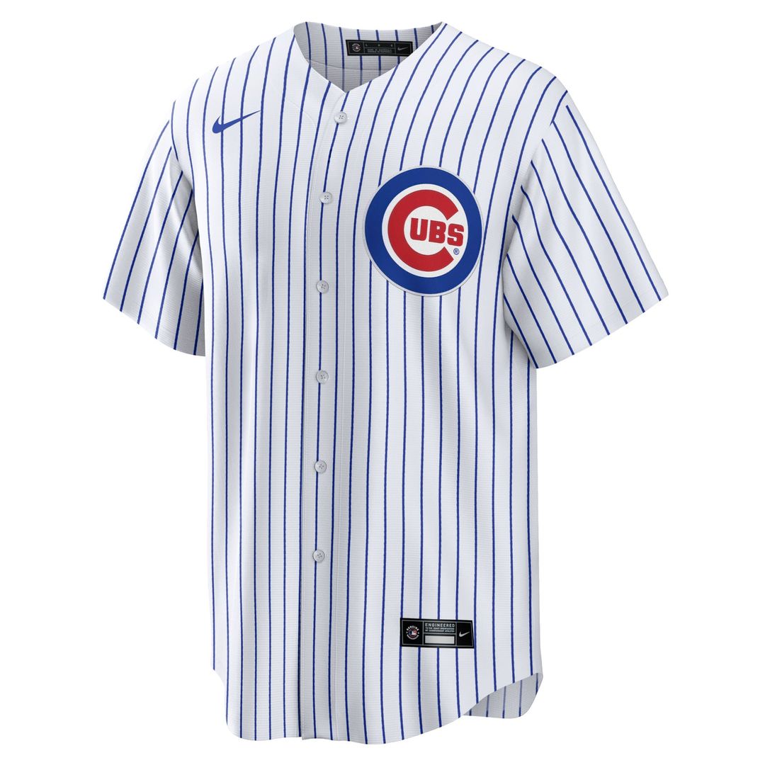 Men's Chicago Cubs Ian Happ White Home Replica MLB Baseball Jersey - view 2