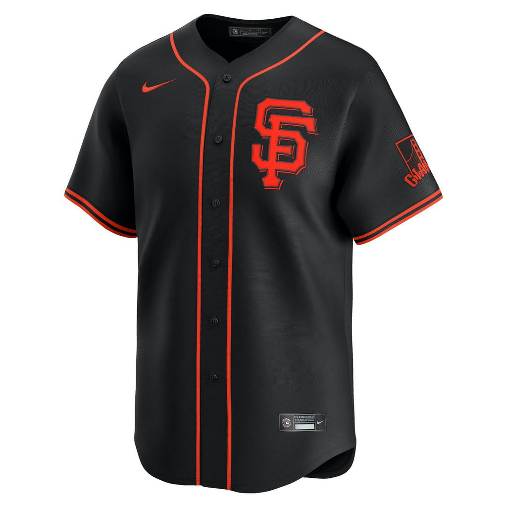 Men's San Francisco Giants Jung Hoo Lee Black Alternate Limited MLB Baseball Jersey - view 5