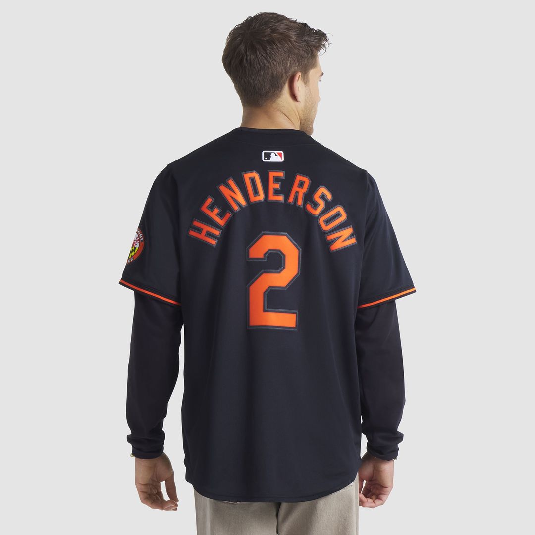 Men's Baltimore Orioles Gunnar Henderson White Home Limited MLB Baseball Jersey - view 28