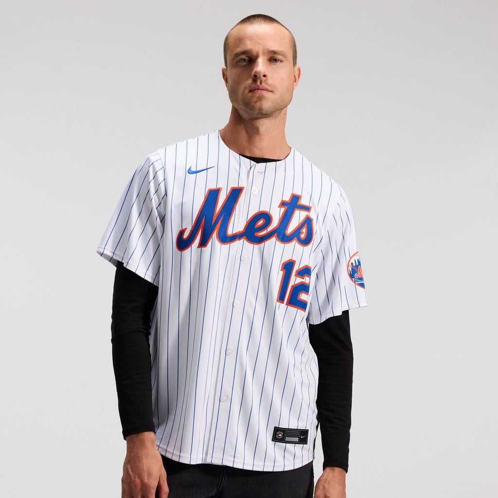Men's New York Mets Francisco Lindor Gray Road Limited MLB Baseball Jersey - view 12