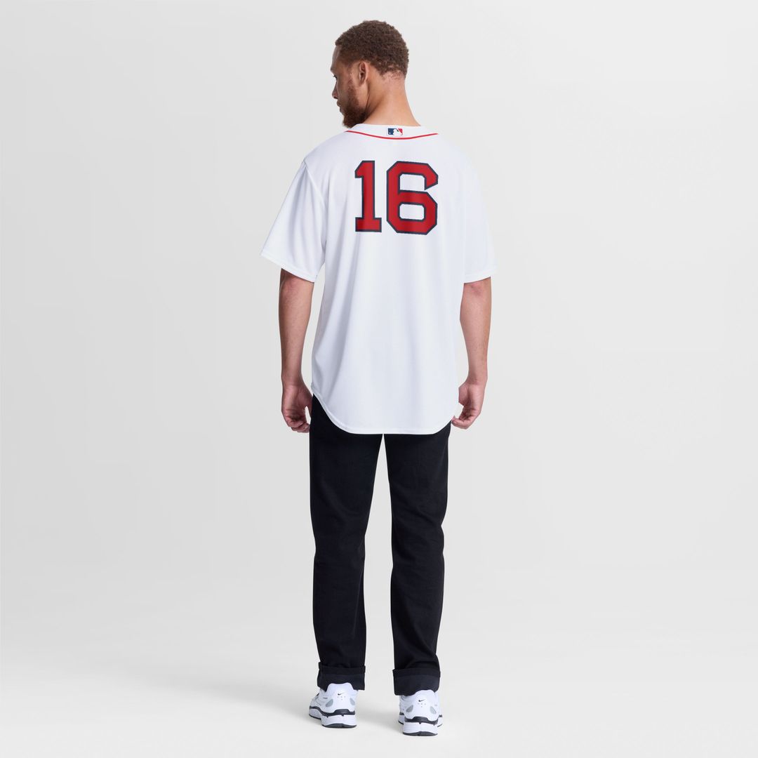Men's Boston Red Sox Jarren Duran White Home Replica MLB Baseball Jersey - view 5