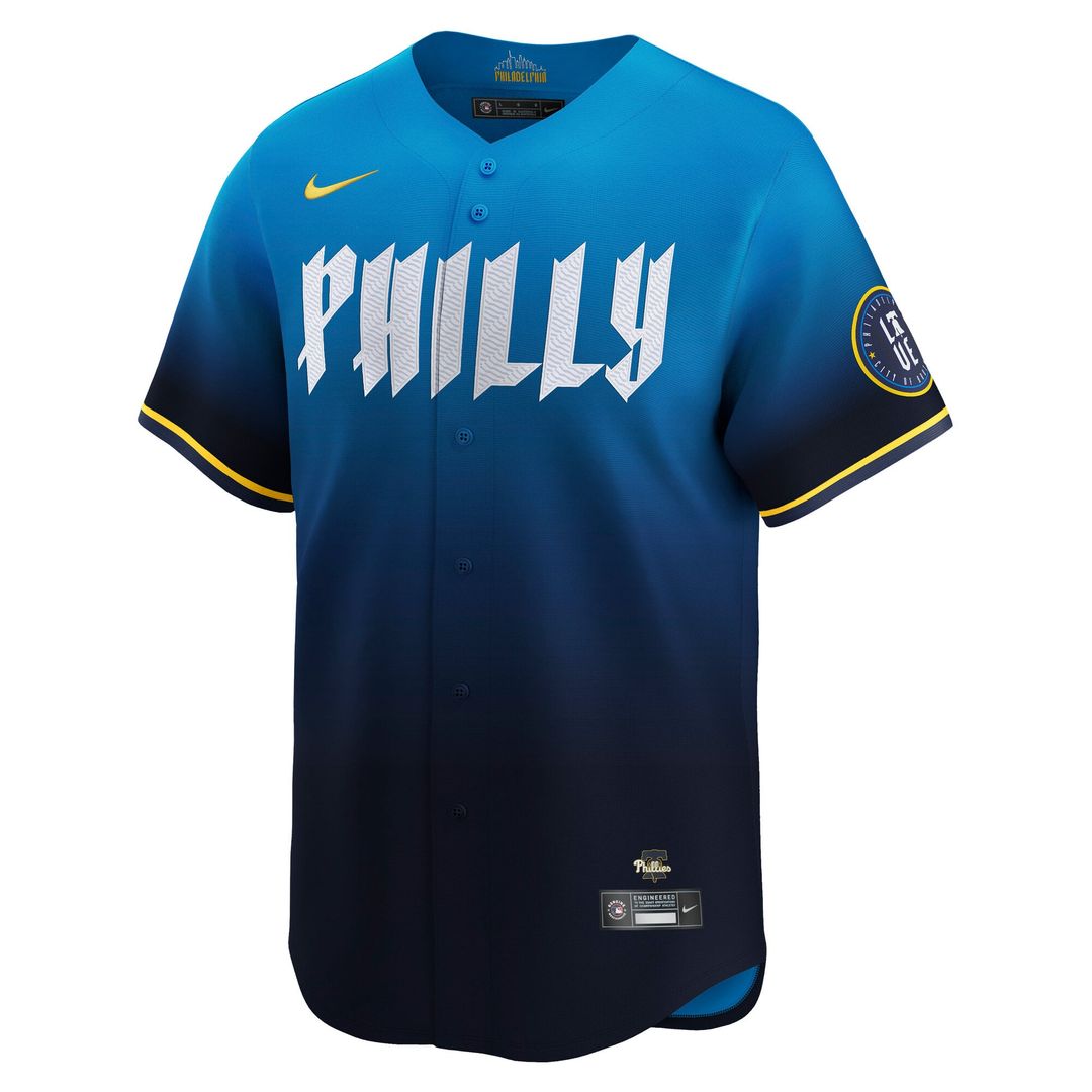 Men's Philadelphia Phillies J.T. Realmuto Navy City Connect Limited MLB Baseball Jersey - view 2