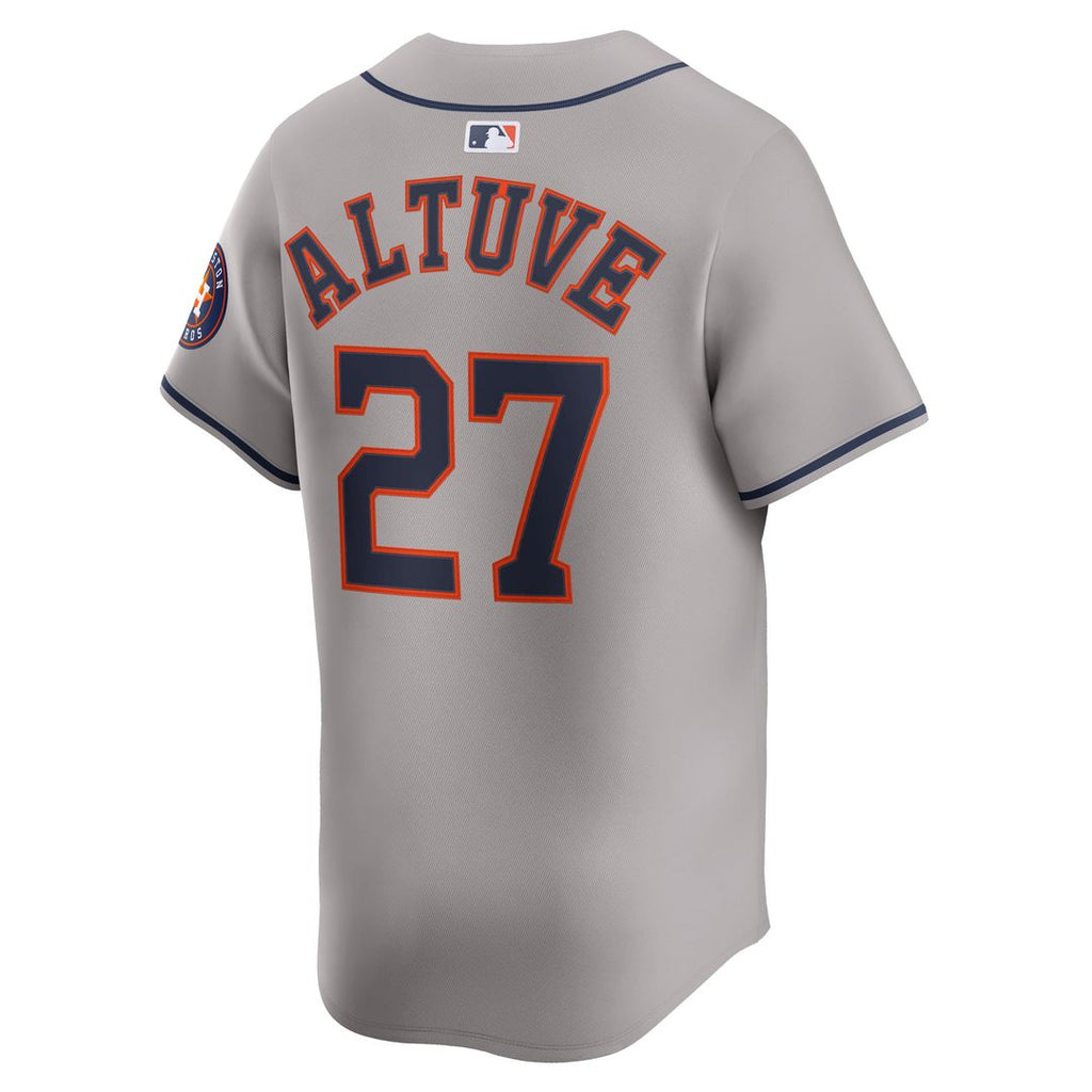 Men's Houston Astros Jose Altuve White Home Limited MLB Baseball Jersey - view 12