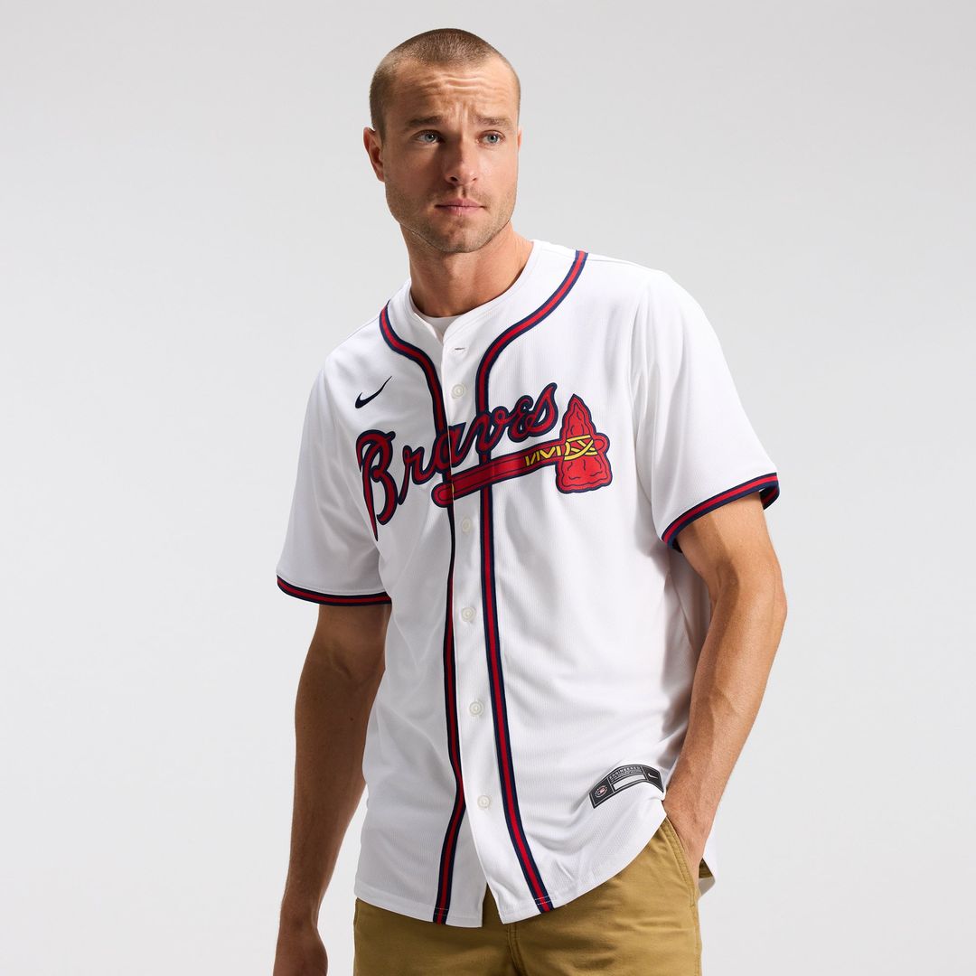 Men's Atlanta Braves Red Alternate Limited MLB Baseball Jersey - view 7