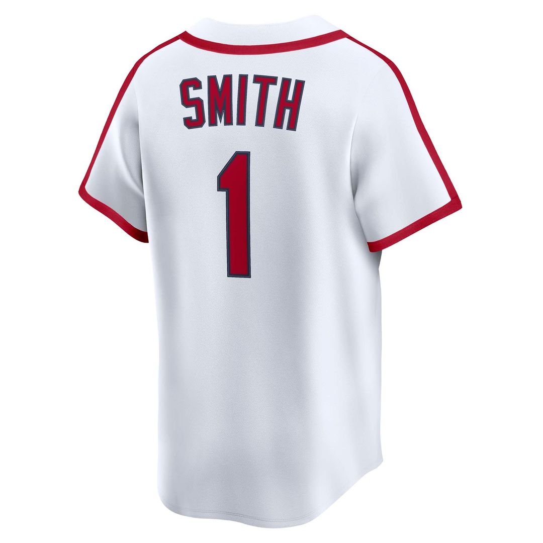 Men's St. Louis Cardinals Ozzie Smith White Throwback Cooperstown Collection Limited MLB Baseball Jersey - view 3