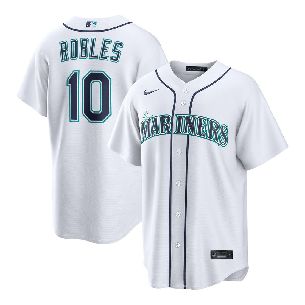 Men's Seattle Mariners Victor Robles White Home Replica MLB Baseball Jersey - view 1