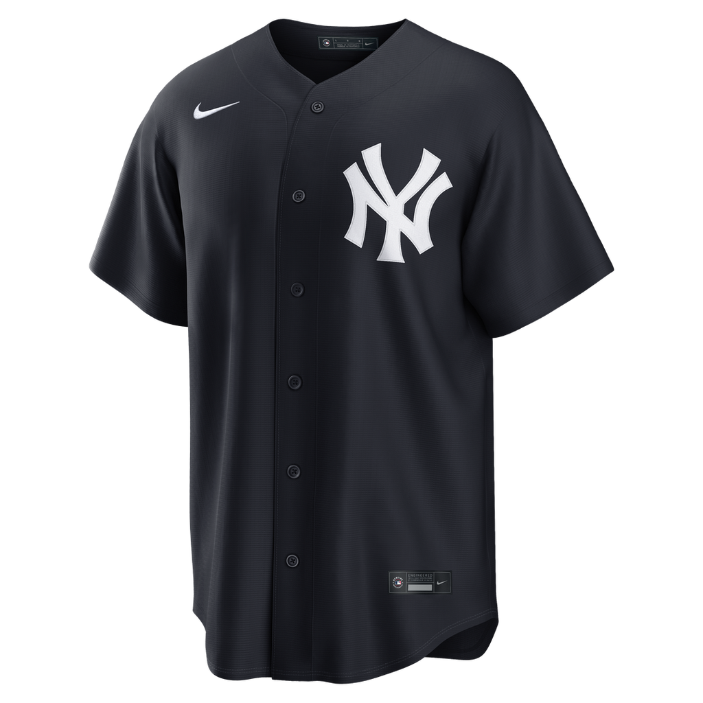 Men's New York Yankees Aaron Judge Navy Alternate Replica MLB Baseball Jersey - view 2
