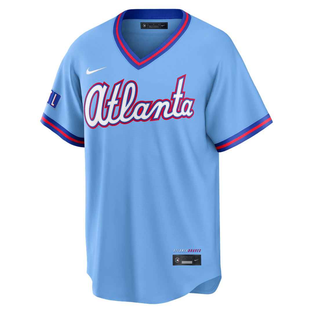 Men's Atlanta Braves Powder Blue 2026 City Connect Stadium MLB Baseball Jersey - view 3