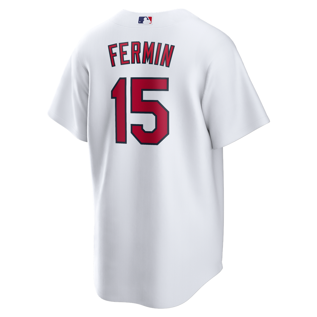 Men's St. Louis Cardinals José Fermín White Home Replica MLB Baseball Jersey - view 3