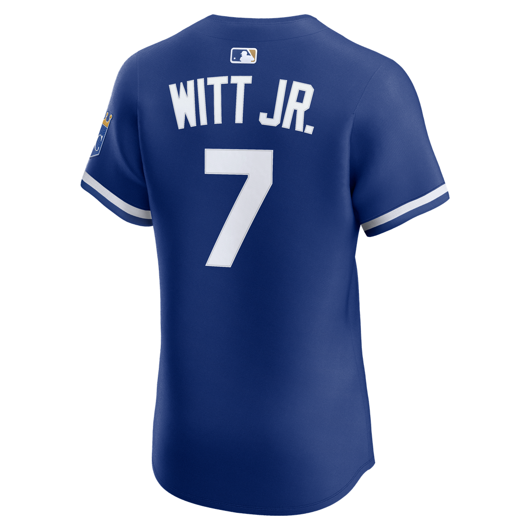 Men's Kansas City Royals Bobby Witt Jr. White Home Elite MLB Baseball Jersey - view 9