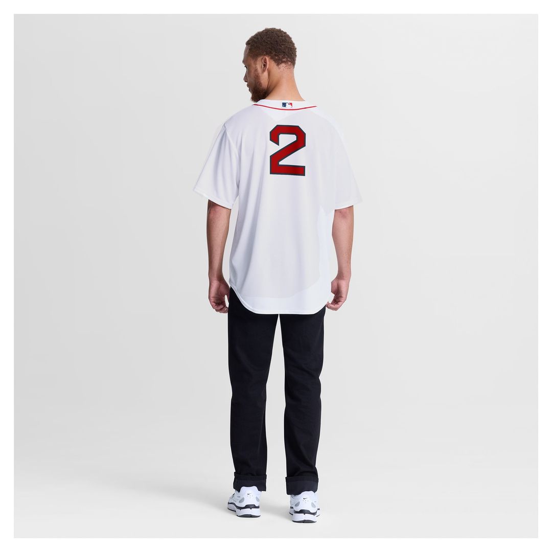 Men's Boston Red Sox Isiah Kiner-Falefa White Home Replica MLB Baseball Jersey - view 5