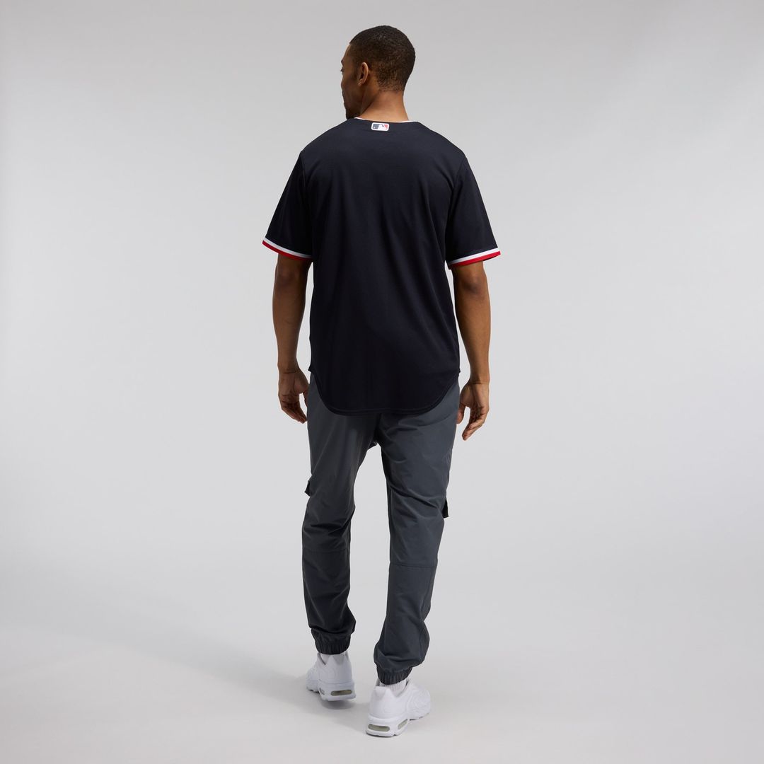 Men's Minnesota Twins Navy Alternate Replica MLB Baseball Jersey - view 4