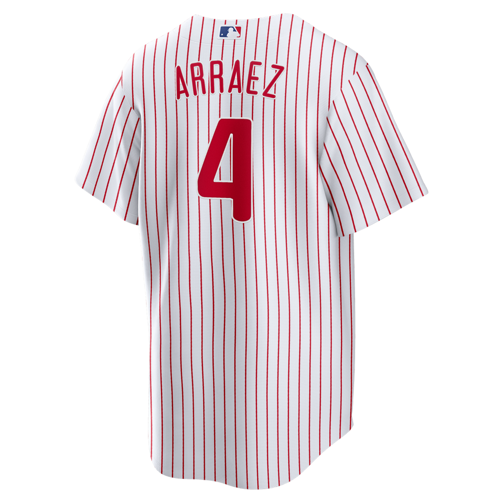 Men's Philadelphia Phillies Luis Arraez White Home Replica MLB Baseball Jersey - view 3
