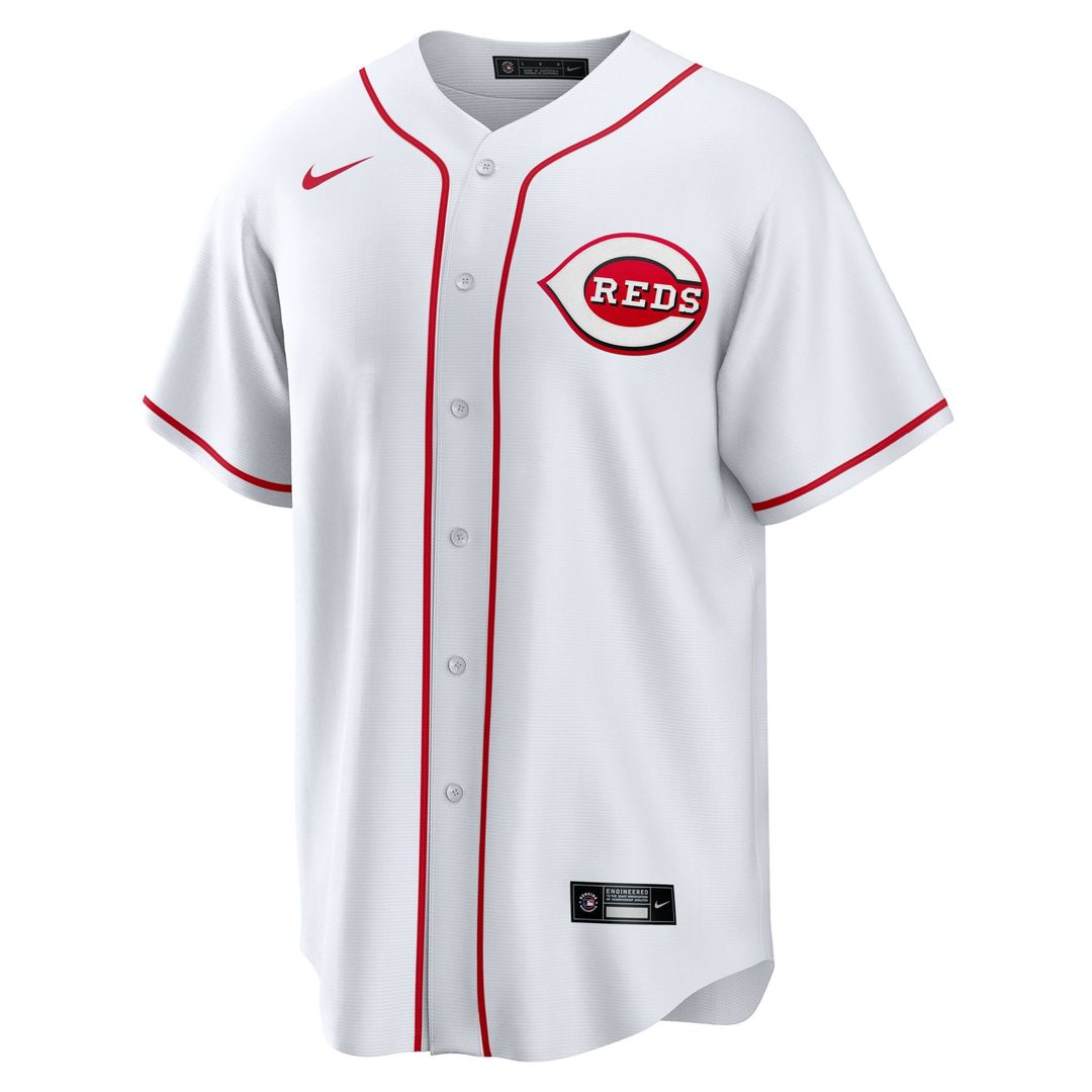Men's Cincinnati Reds Ke'Bryan Hayes White Home Replica MLB Baseball Jersey - view 2