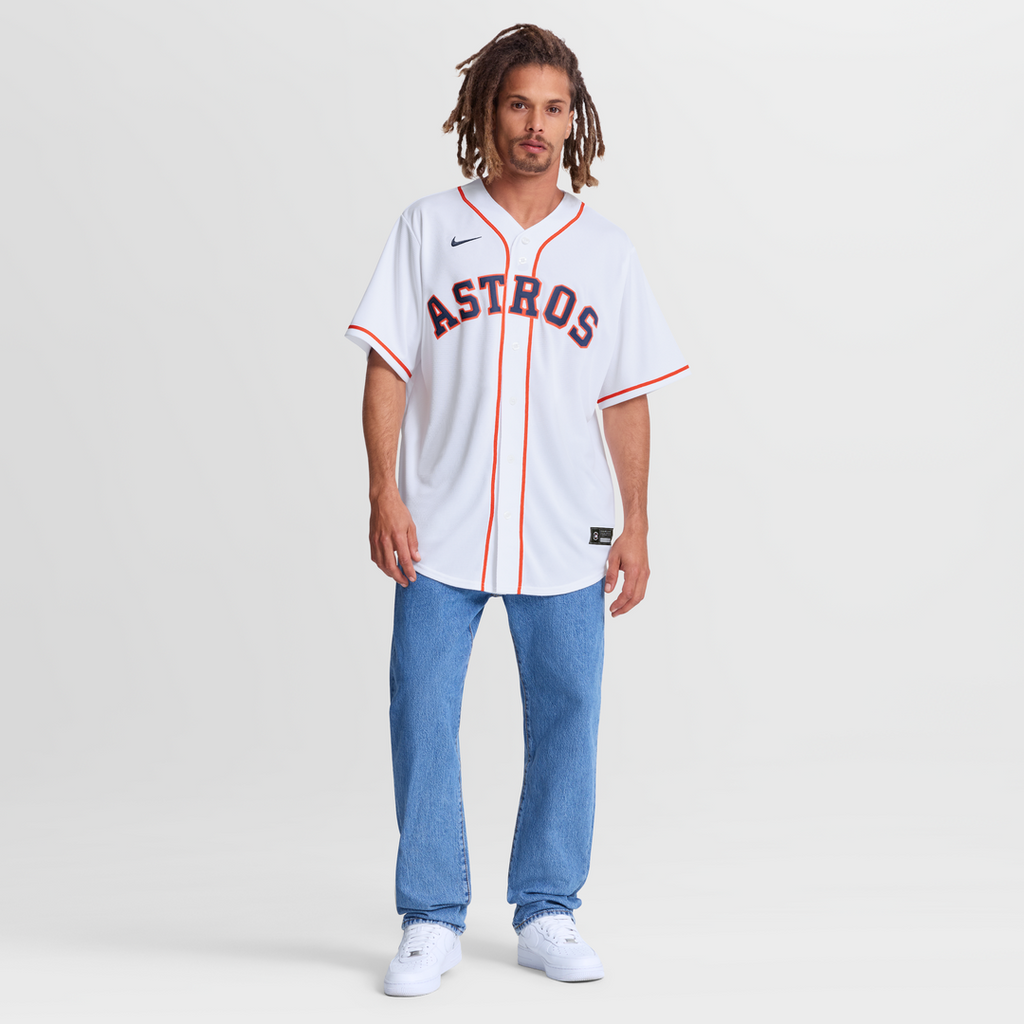 Men's Houston Astros Navy Alternate Replica MLB Baseball Jersey - view 10