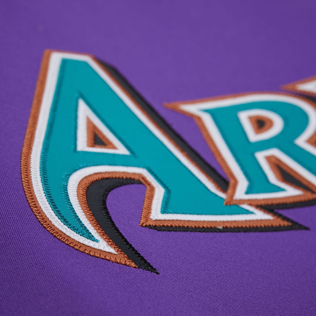 Men's Arizona Diamondbacks Randy Johnson Purple 2000 Throwback MLB Baseball Jersey - view 14
