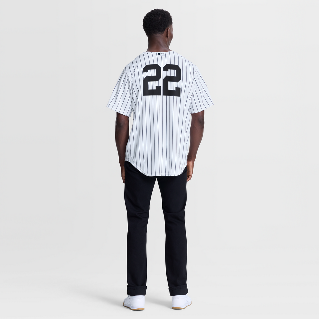 Men's New York Yankees Ben Rice White Home Replica MLB Baseball Jersey - view 5