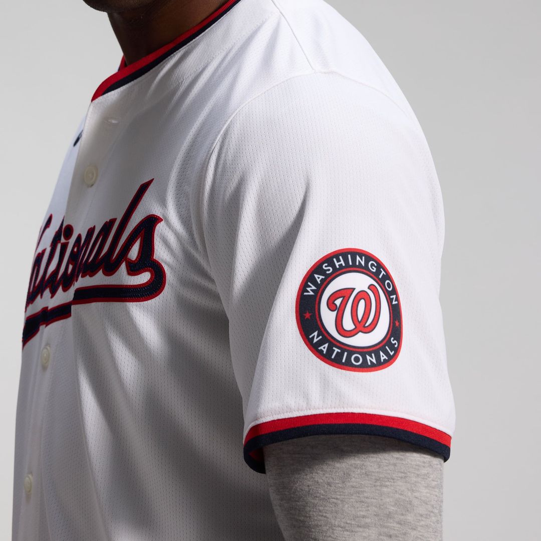 Men's Washington Nationals White Home Limited MLB Baseball Jersey - view 9