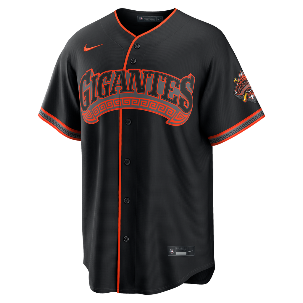 Men's San Francisco Giants Rafael Devers Black Alternate Stadium MLB Baseball Jersey - view 2