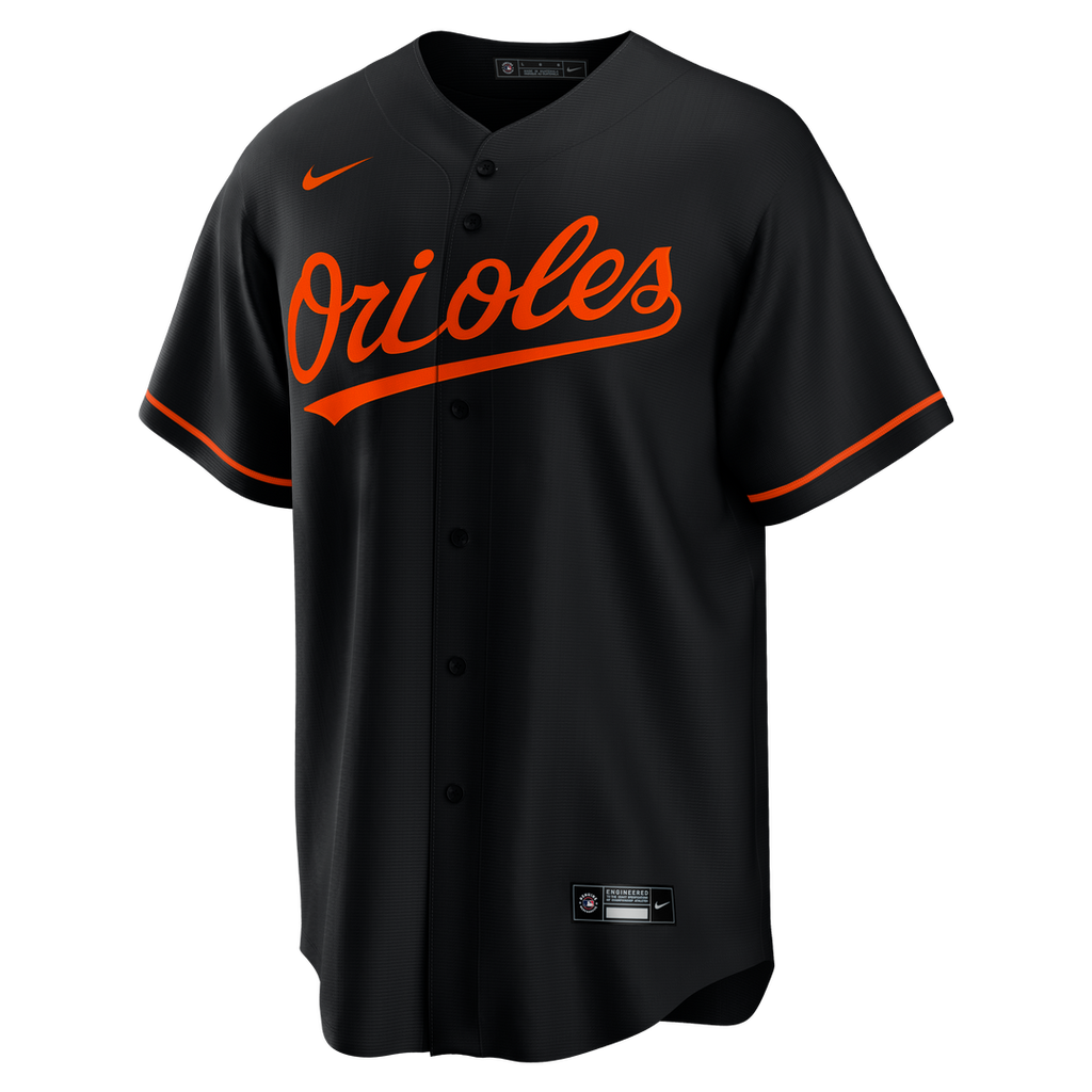 Men's Baltimore Orioles Pete Alonso Black Alternate Replica MLB Baseball Jersey - view 2