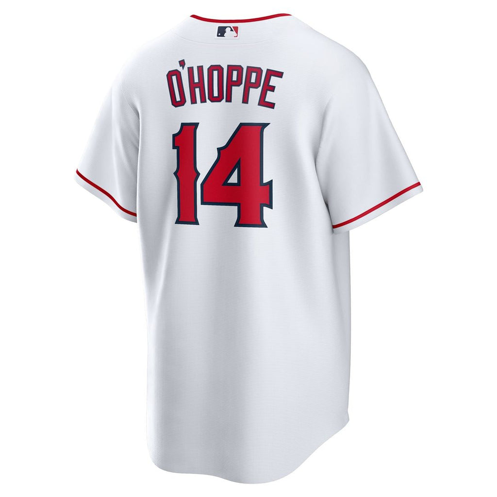 Men's Los Angeles Angels Logan O'Hoppe White Home Replica MLB Baseball Jersey - view 3
