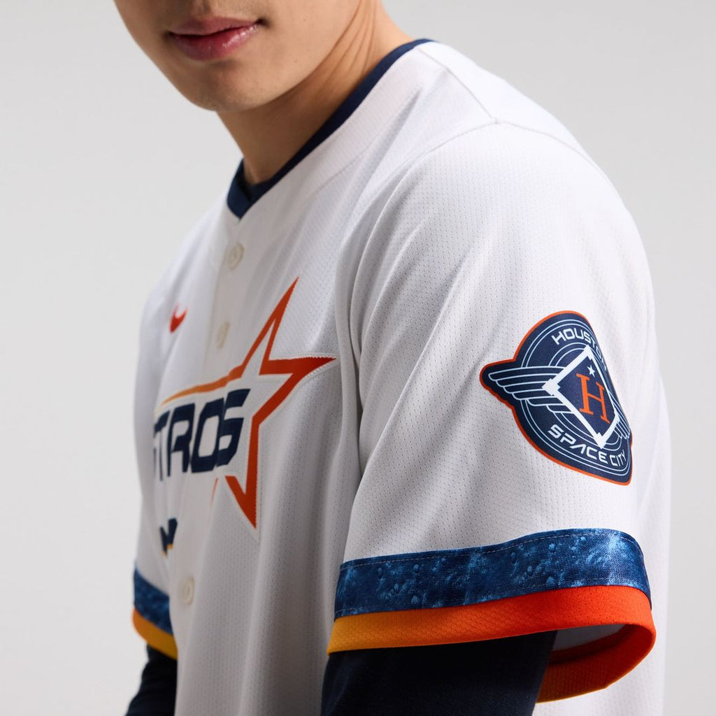 Men's Houston Astros Jose Altuve White 2025 City Connect Limited MLB Baseball Jersey - view 9