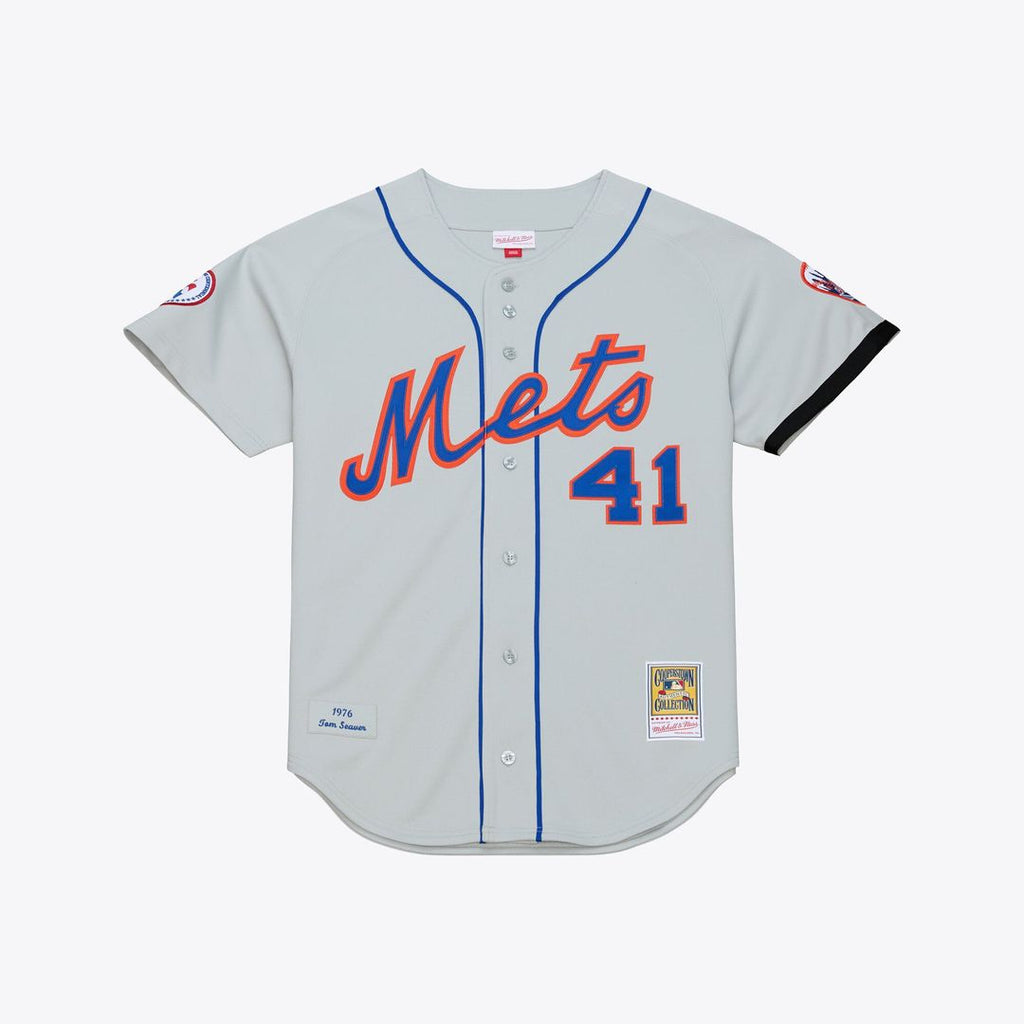 Men's New York Mets Tom Seaver Gray 1976 MLB Baseball Jersey - view 1