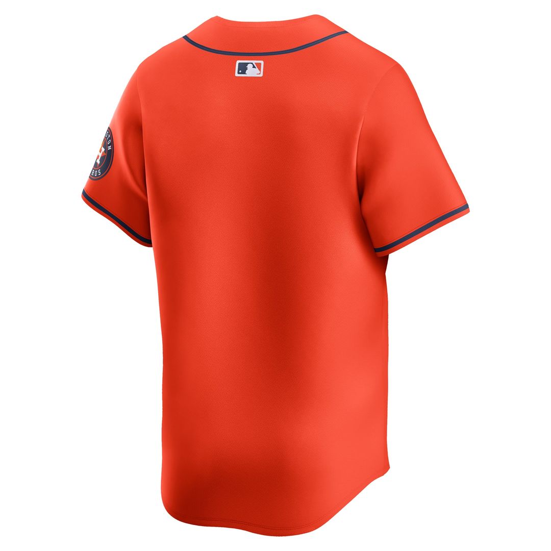 Men's Houston Astros Orange Alternate Limited MLB Baseball Jersey - view 6