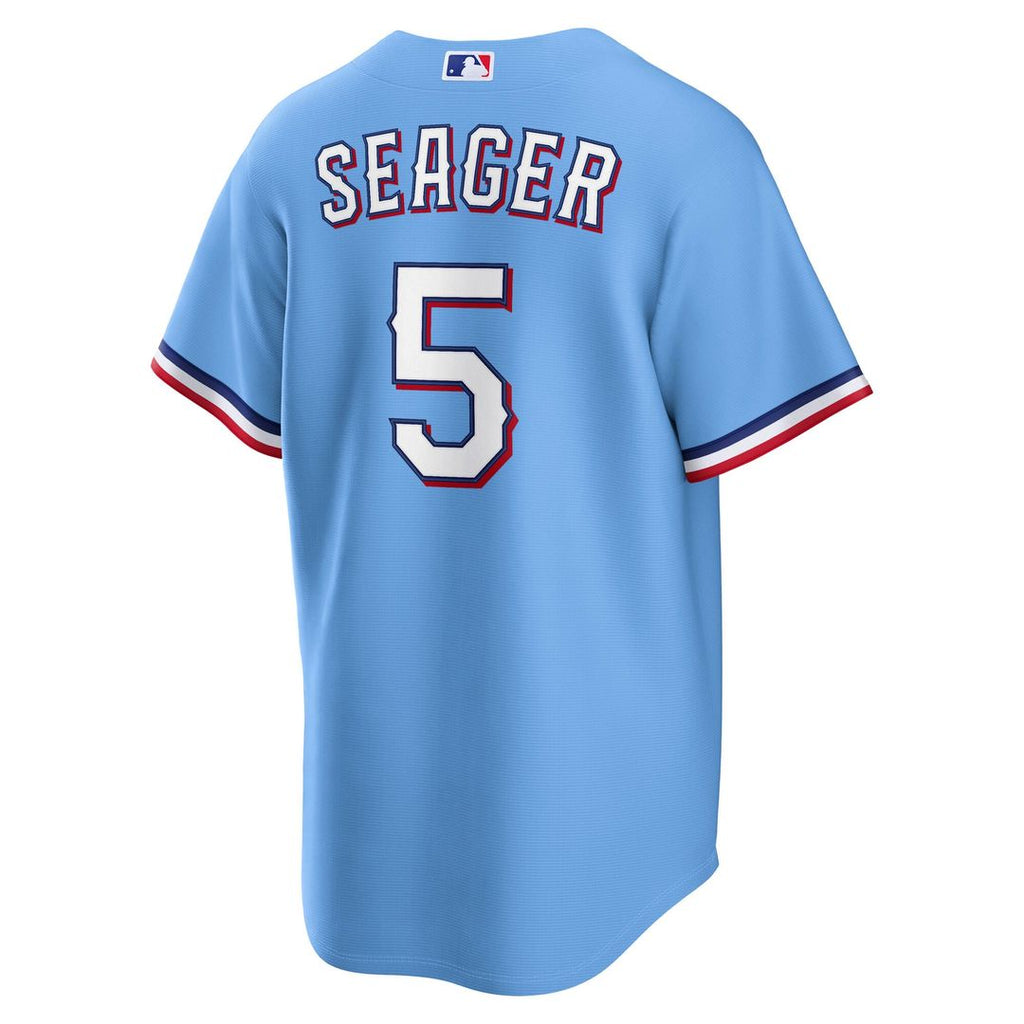 Men's Texas Rangers Corey Seager Gray Road Replica MLB Baseball Jersey - view 23