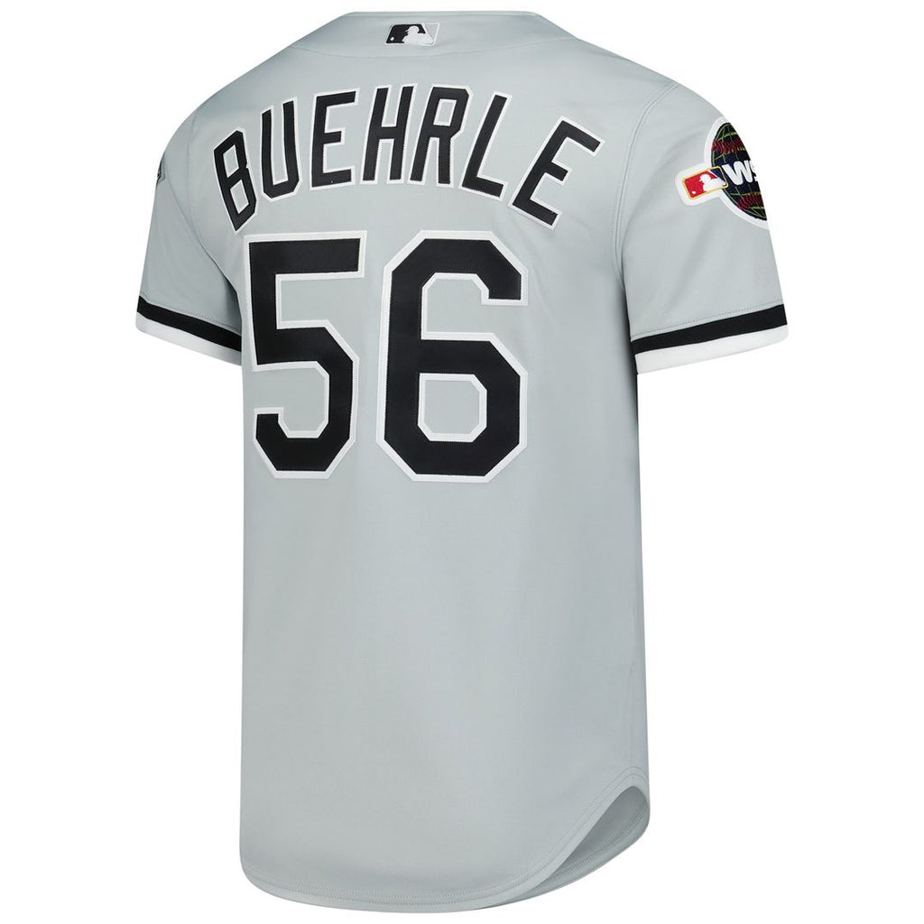 Men's Chicago White Sox Mark Buehrle Gray 2005 Throwback MLB Baseball Jersey - view 3