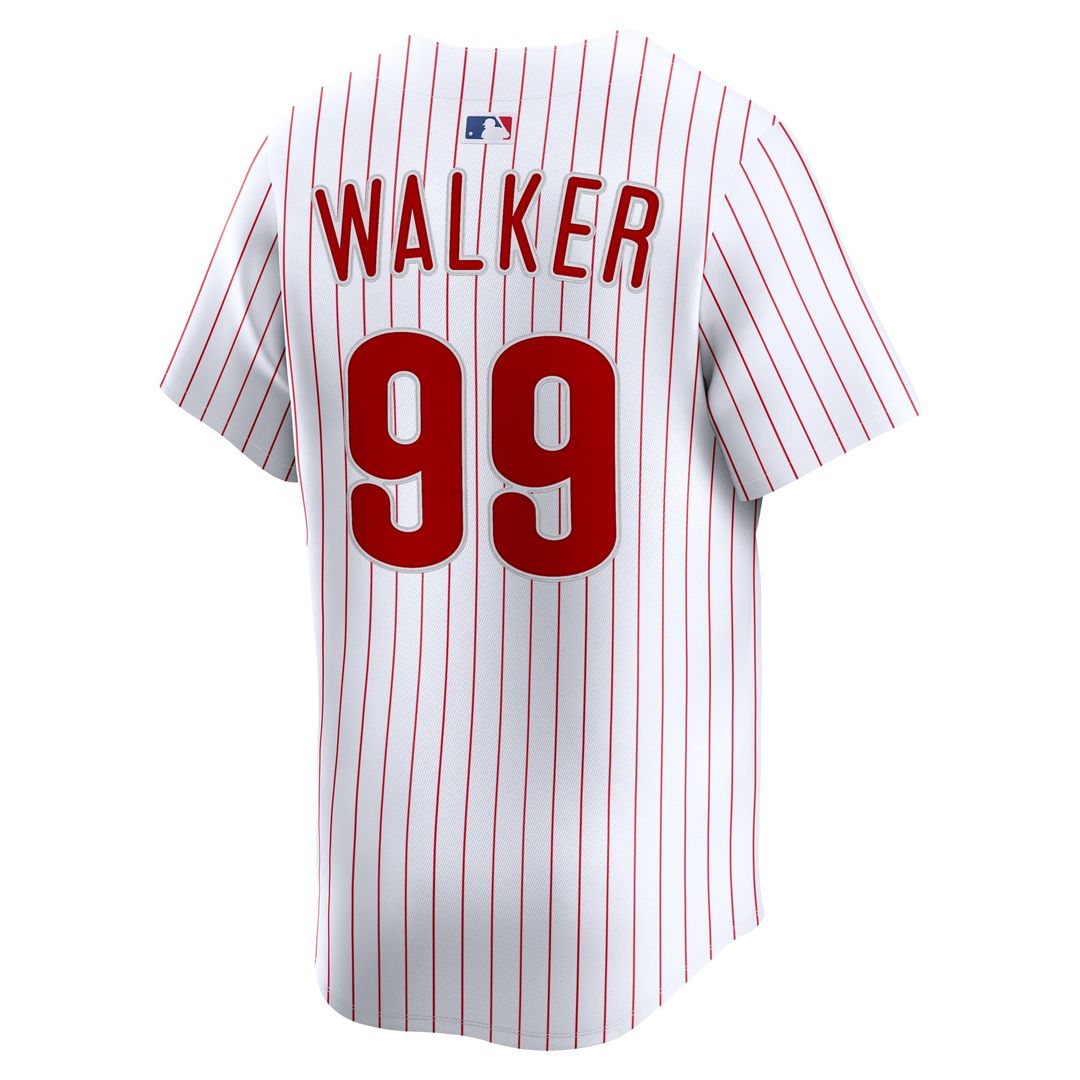 Men's Philadelphia Phillies Taijuan Walker White Home Limited MLB Baseball Jersey - view 3