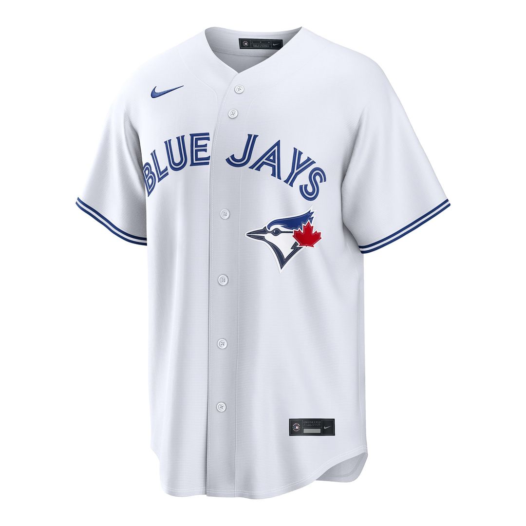 Men's Toronto Blue Jays Yimi García White Home Replica MLB Baseball Jersey - view 2