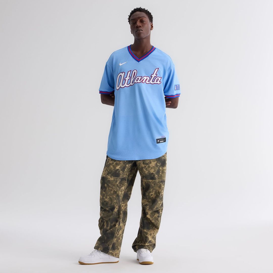 Men's Atlanta Braves Powder Blue 2026 City Connect MLB Baseball Jersey - view 7