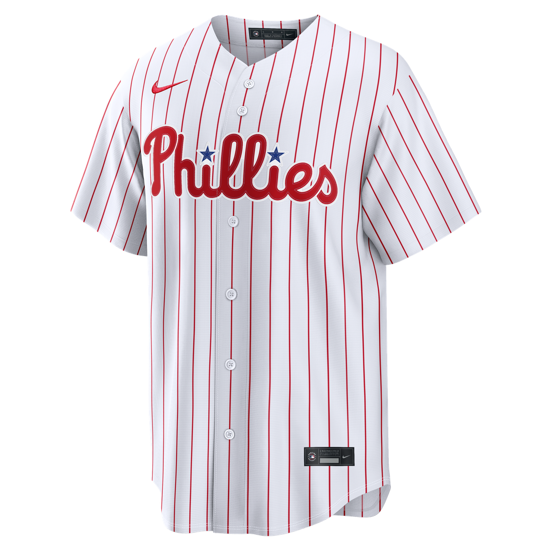 Men's Philadelphia Phillies White Home Replica MLB Baseball Jersey - view 7
