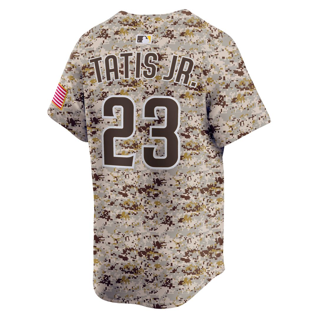 Men's San Diego Padres Fernando Tatis Jr. Camo Alternate 2 Limited MLB Baseball Jersey - view 3