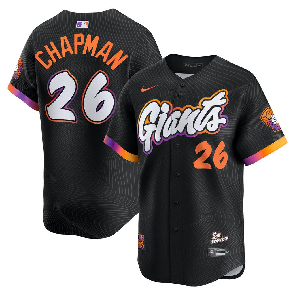 Men's San Francisco Giants Matt Chapman Anthracite 2025 City Connect Limited MLB Baseball Jersey - view 1