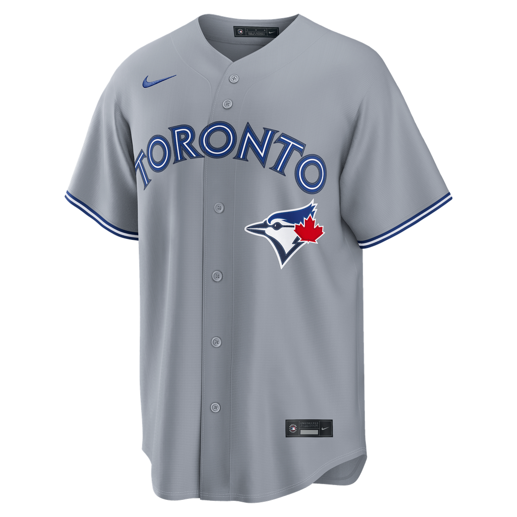 Men's Toronto Blue Jays Anthony Santander Gray Road Replica MLB Baseball Jersey - view 2