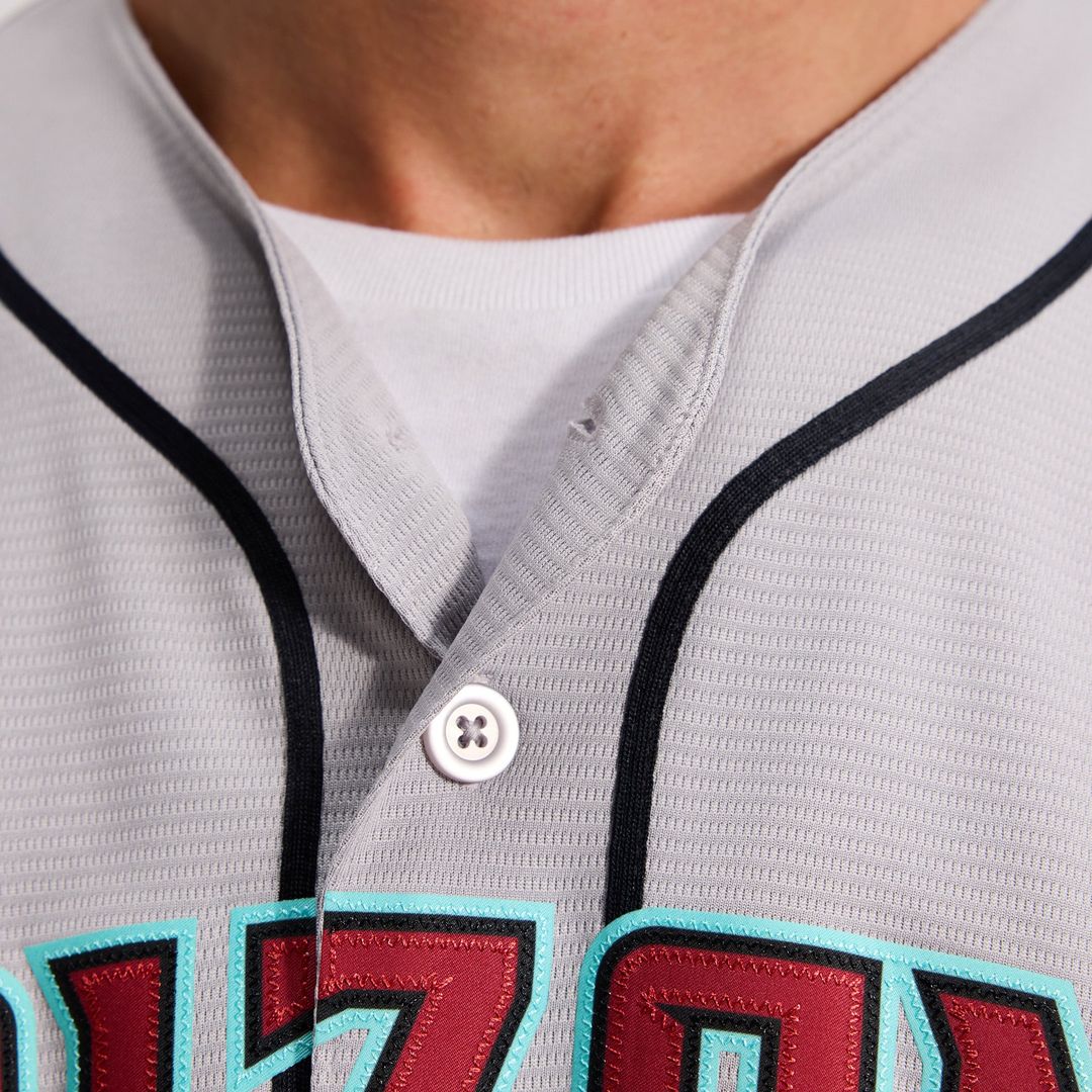 Men's Arizona Diamondbacks Corbin Carroll Gray Road Replica MLB Baseball Jersey - view 14