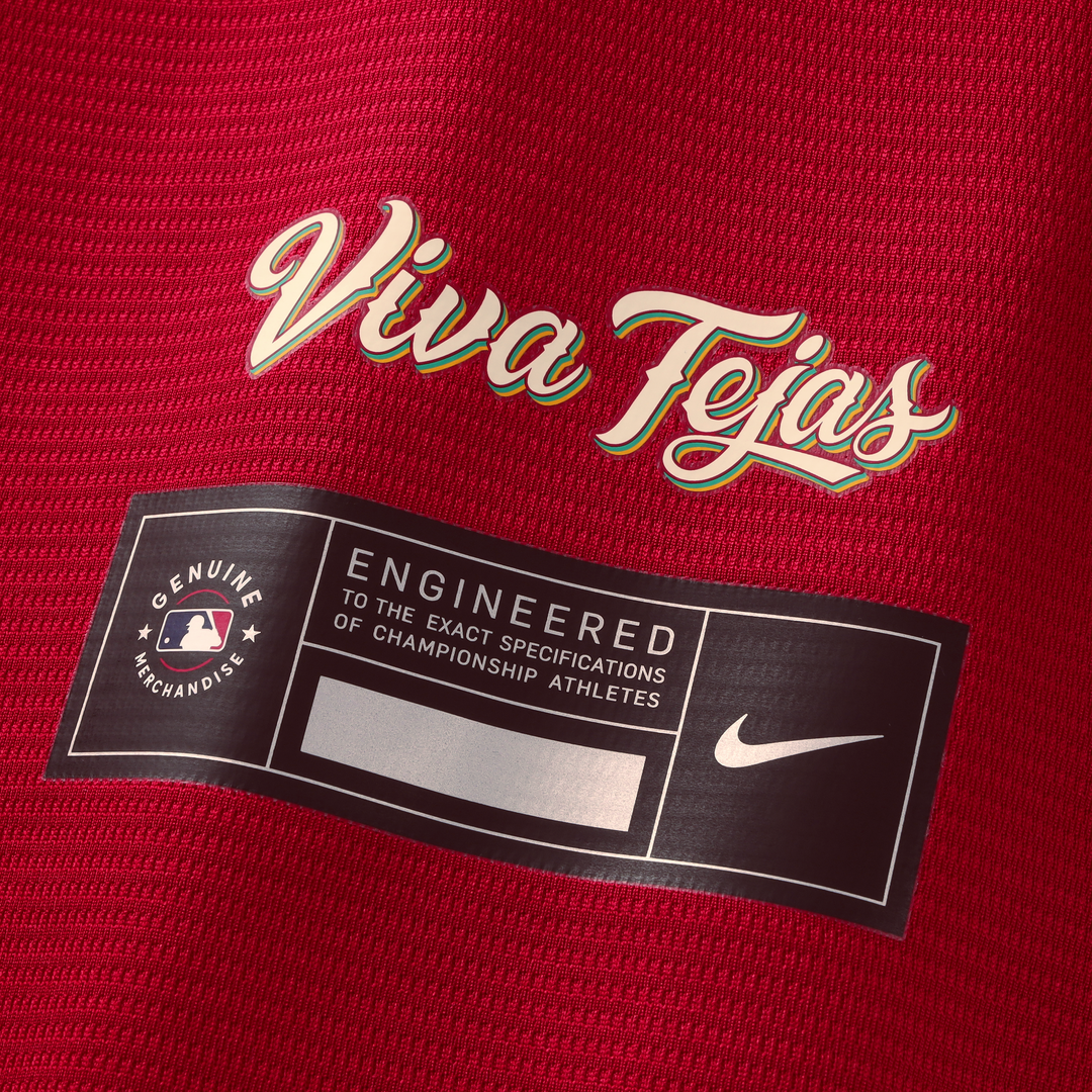 Men's Texas Rangers Joc Pederson Red 2026 City Connect Stadium MLB Baseball Jersey - view 7