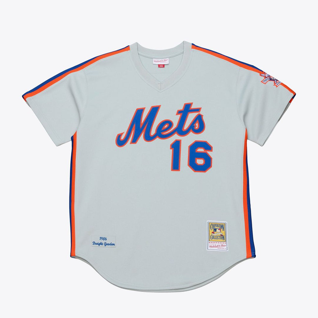 Men's New York Mets Dwight Gooden White 1986 MLB Baseball Jersey - view 1