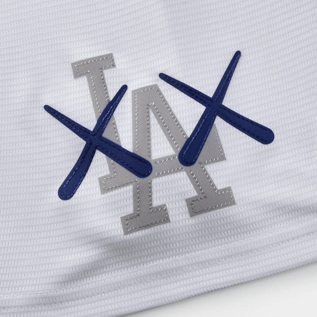 Men's Los Angeles Dodgers White Stadium MLB Baseball Jersey - view 5