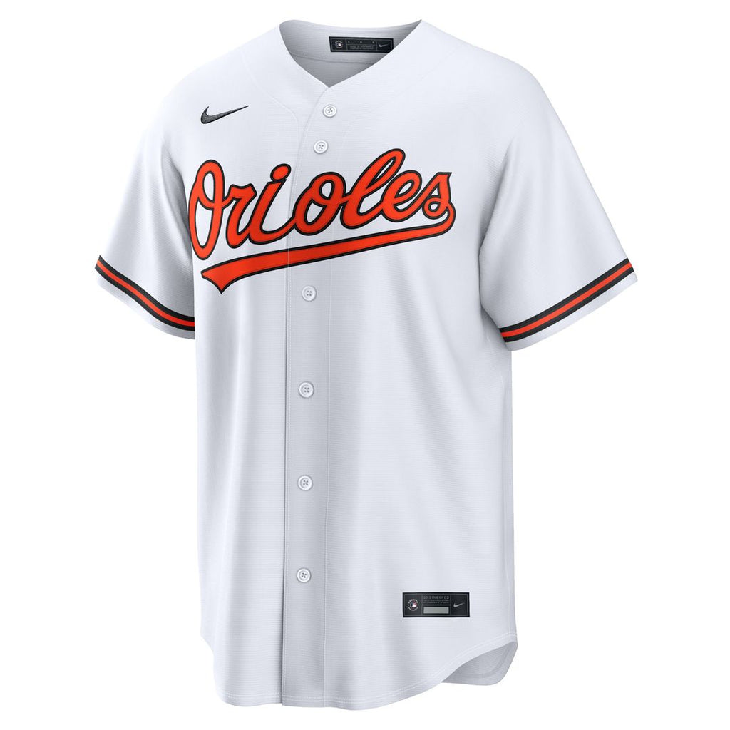 Men's Baltimore Orioles Gunnar Henderson White Home Replica MLB Baseball Jersey - view 4