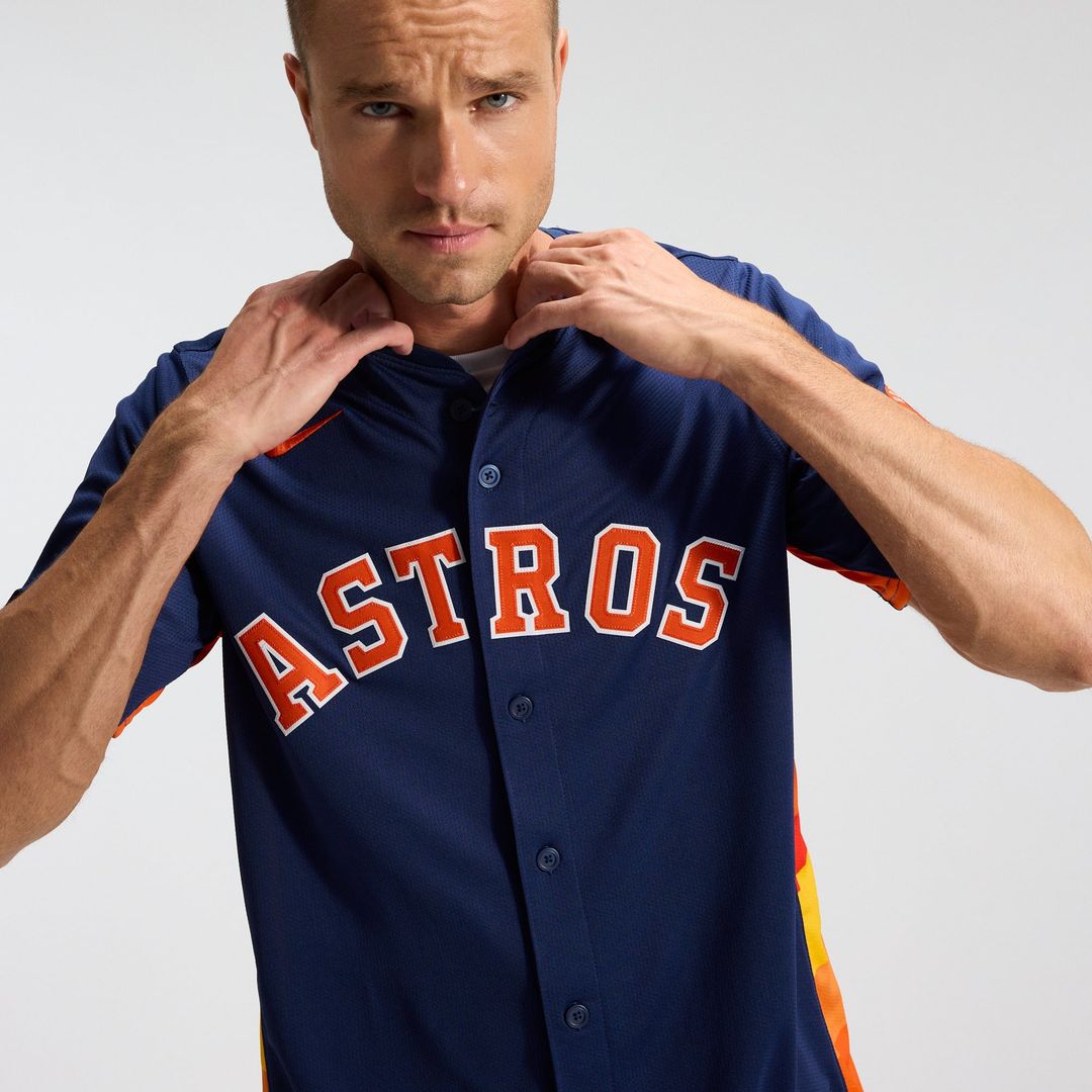 Men's Houston Astros Jose Altuve Navy Alternate Limited MLB Baseball Jersey - view 11