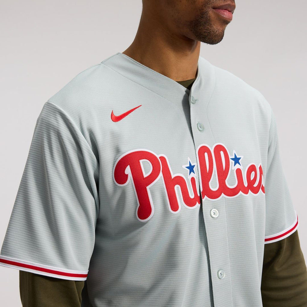 Men's Philadelphia Phillies Bryce Harper Gray Road Replica MLB Baseball Jersey - view 24