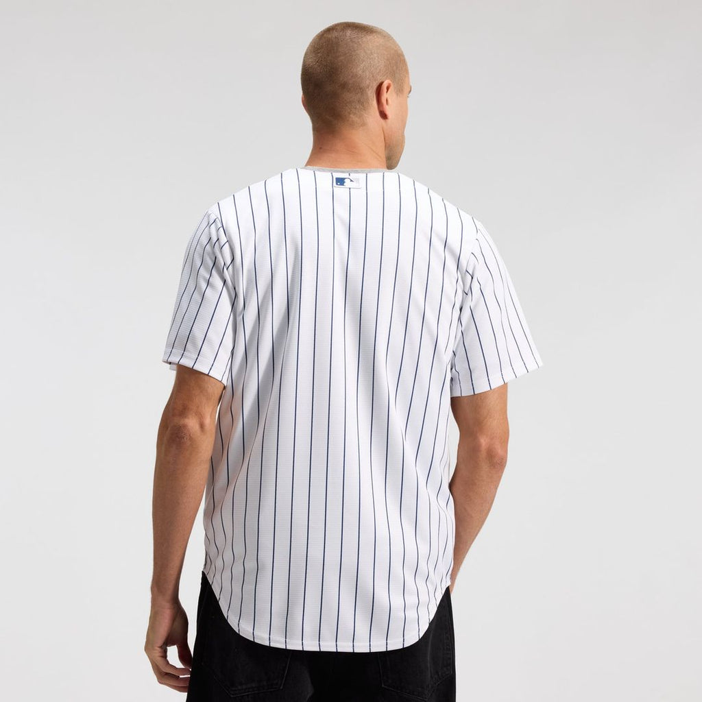 Men's New York Yankees White Home Replica MLB Baseball Jersey - view 3